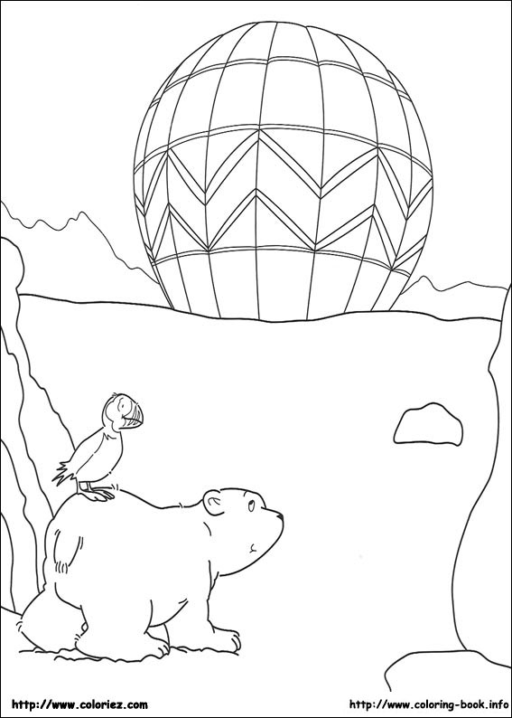 Little Polar Bear coloring picture